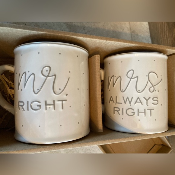 New In box Mr Right and Mrs always Right - Picture 2 of 6